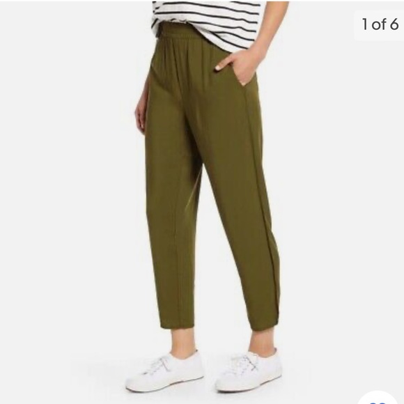 NWT - Madewell NEWWomen's Track Trousers - Green - XS